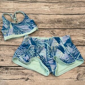Like new! Ivivva Reversible Bikini With Board Shorts; Girls’ Size 10